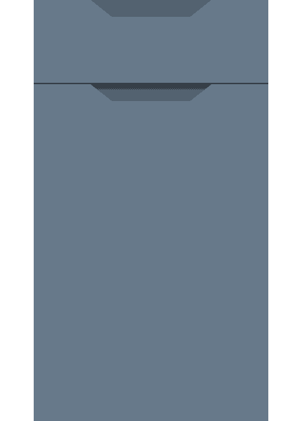 Standard Handle Supermatt Misty Blue